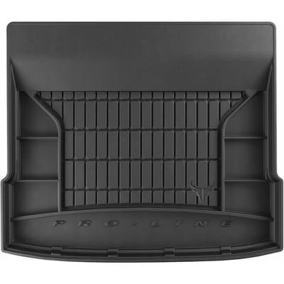 Premium Kofferbakmat met Organizer Functie - Geschikt voor Hyundai Tucson IV vanaf 2020 - Hybride (HEV) - Lage Laadvloer - TPE Rubber - Zwart - FROGUM