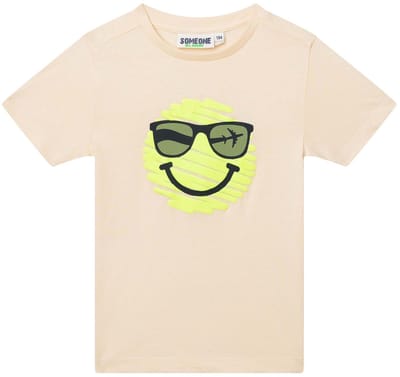 Someone - Jongens t-shirt - Maat 92 - Jongens - Creme -