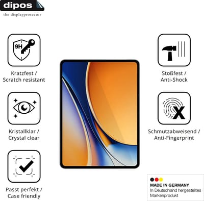 dipos – 2x Pantserfolie geschikt voor Realme Pad 3 11.6 Zoll | 9H Screenprotector