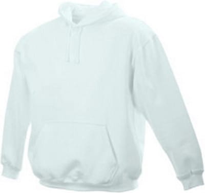 James and Nicholson Unisex Hooded Sweatshirt (Wit)