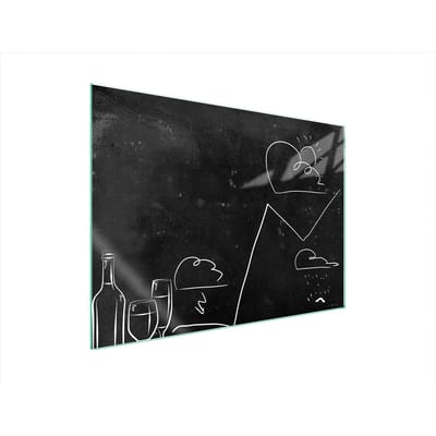TMK ArtDeko - Serie - Glazen Beschermplaat voor Kookplaat - 70x52 cm - Tempered Glas