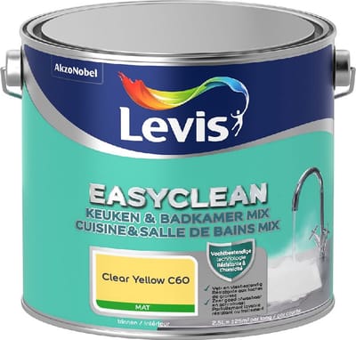 Levis - Easyclean Keuken & Badkamer Mix - Clear Yellow C60 - Mengverf - 2,5 L