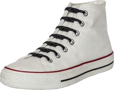 Shoeps elastische veters - 14x - zwart - sneakers/sportschoenen - geen strikken nodig