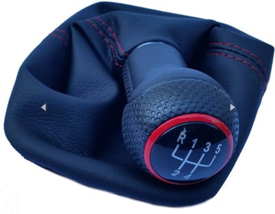 Pookknop Geschikt voor Volkswagen Golf 4 Rode accenten (5 Versnelling) 1.8 1.9 2.0 of 2.3 Liter 12 MM
