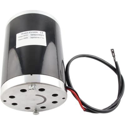 Elektrische Fietsmotor 1000W 3000RPM Hoge Snelheid Lage Warmte Geluid Aluminiumlegering Geborstelde Elektrische Motor voor DIY 36V gray