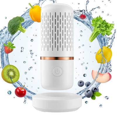 Sterilisator en voedselzuiveraar met ozon technologie, veilig en snel reinigen van groenten, fruit, vis en vlees