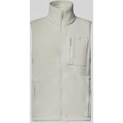 Regular fit bodywarmer met gestikt logo model 'Yumiori'