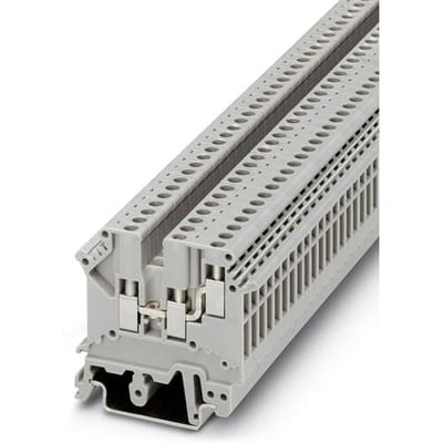 Phoenix Contact 3002225 Doorgangsserieklem 5.2 mm Schroeven Grijs 50 stuk(s)