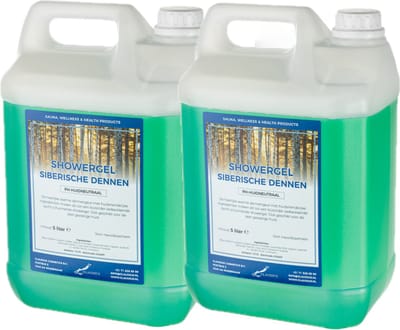 Douchegel Siberische Dennen 5 liter - set van 2 stuks - Showergel - Navulling