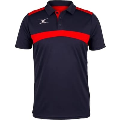 Gilbert Photon Polo Snr Donker Navy / Rood - Extra Small