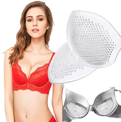 Siliconen BH Pads Push Up – Herbruikbare BH Vulling – Transparant & Ademend – Waterdicht – Bikini & Sport – Cup A t/m C – 2 Stuks