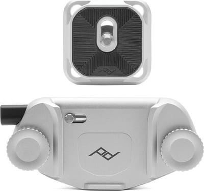 Peak Design Capture Camera Clip (v3) with Standard plate - Silver