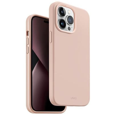 UNIQ Lino - iPhone 14 Pro Hoesje - Rood - Premium Bescherming - Precieze Pasvorm