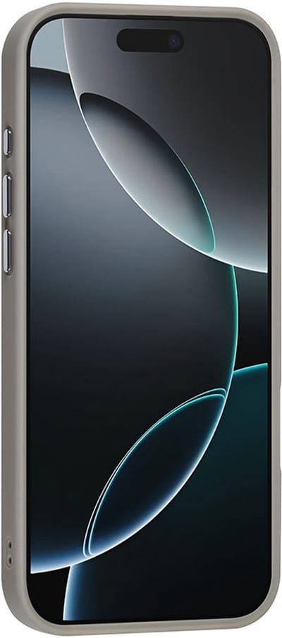 TUNIQ telefoonhoesje voor Apple iPhone 16 Pro Max - MagSafe siliconen backcover - Grijs
