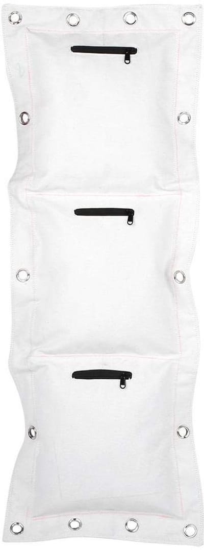 NTH products- Bokszak Wandgemonteerd - Zware Canvas - Stalen Gesp - Ritsluiting - Maat S/L/Triple Bag - Geschikt voor Wing Chun/Kung Fu - Zandzak