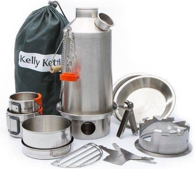 Kelly Kettle Ultimate Base Camp Kit - 1.6L - RVS - inclusief kookset