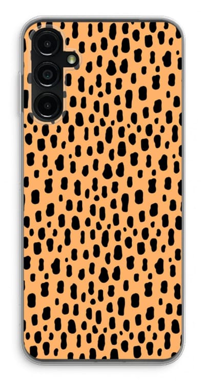 Case Company® - Hoesje geschikt voor Samsung Galaxy A14 hoesje - Panter - Soft Cover Telefoonhoesje - Bescherming aan alle Kanten en Schermrand