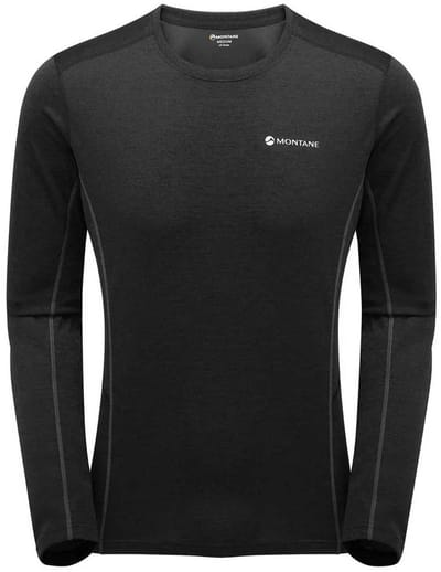 Montane Dart T-shirt Met Lange Mouwen Zwart 2XL Man