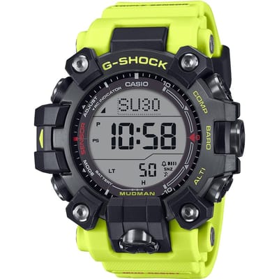 G-Shock Mudmaster GW-9500MRY-1A9ER Mudman - Rescue Yellow Horloge