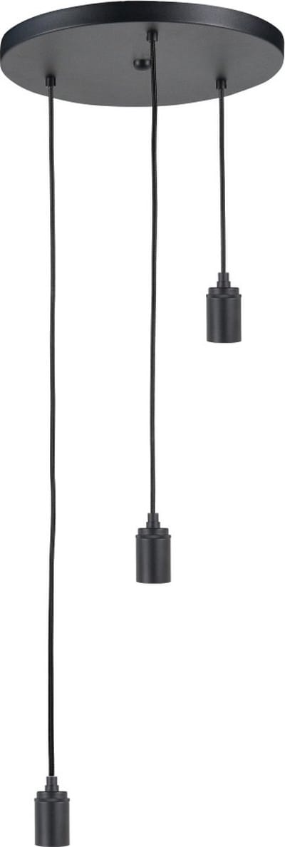 Highlight - Hanglamp zwart Fantasy 3 lichts