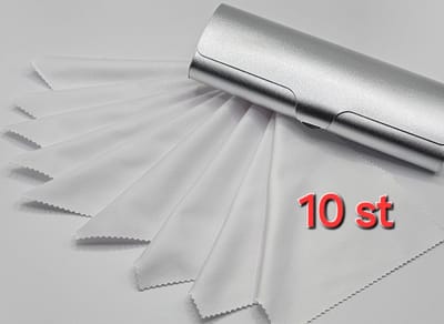 10 witte microvezeldoekjes / brillendoekjes / microvezeldoekjes van hoge kwaliteit / zonnebrildoekje / cadeau / doekjes / Aland optiek / wit / doekje 10 st / zonnebrillen accessoires / brilreiniging / luiers / brillendoekjes microvezel / cleaner
