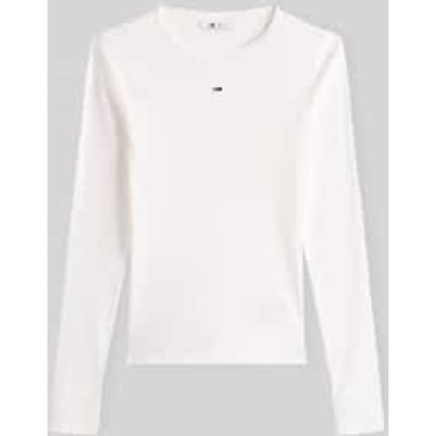 slim fit shirt met lange mouwen van katoenmix