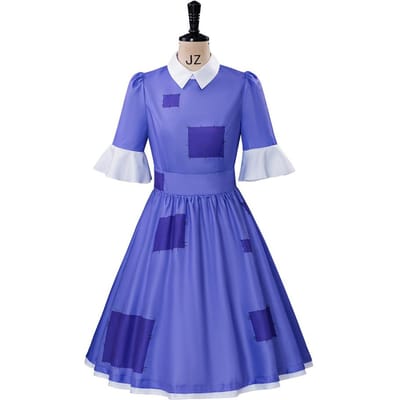 Het Geweldige Digitale Circus Ragatha Cosplay Kostuum voor Dames Meisjes Jurken Outfits Halloween Carnaval Podiumoptreden Kleding XXXL blue