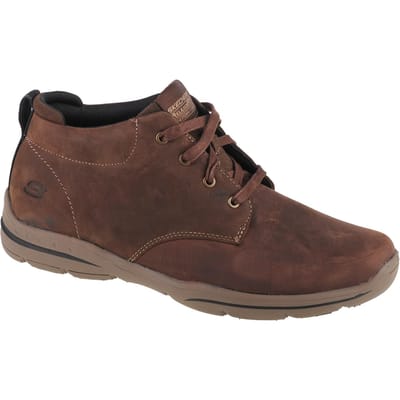 Skechers Harper Melden, bruine veterschoenen heren 43 bruin