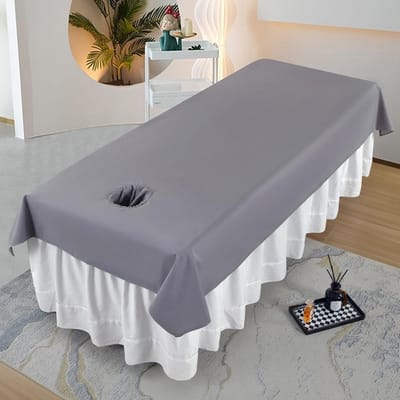 Waterdichte Massagelaken met Gezichtsgat - Geschikt voor Spa en Therapiebedden