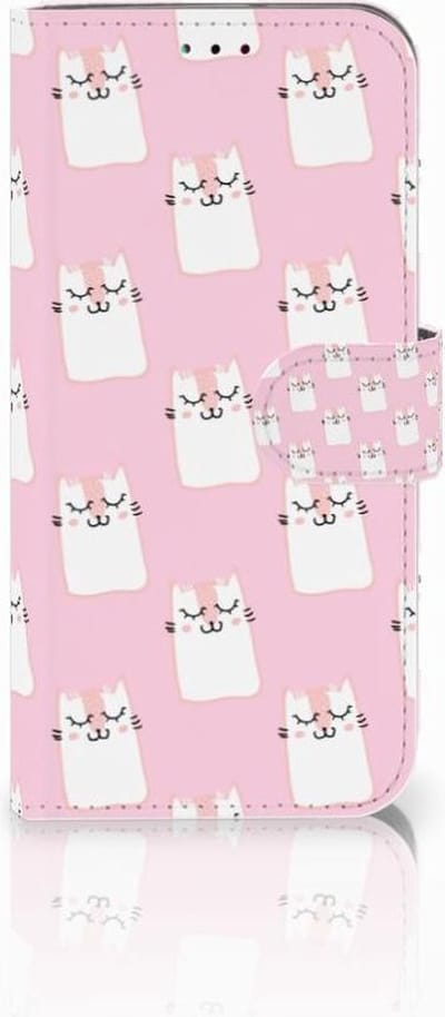Samsung Galaxy A40 Telefoonhoesje met Pasjes Sleeping Cats