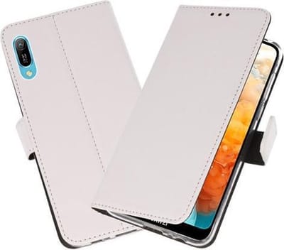 Bestcases Pasjeshouder Telefoonhoesje Huawei Y6 Pro 2019 - Wit