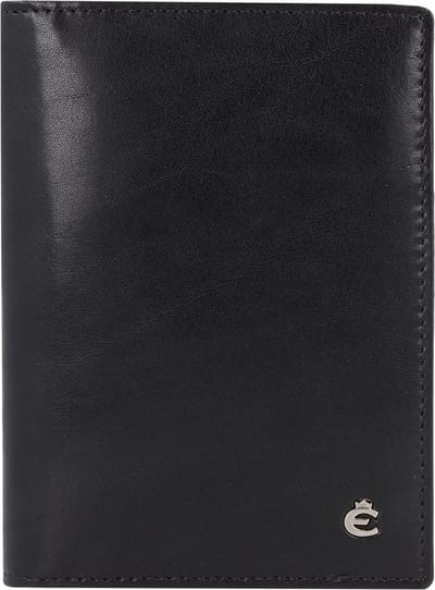 Esquire Toscana Identiteitskaart etui RFID-bescherming Leer 9 cm - schwarz