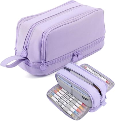 Dailygoody - Makeup Bag - Organizer - Waterproof - Grijs - Foldable - Ideaal voor Make-up en Kantoorbenodigdheden - Ruime Opberg Capaciteit