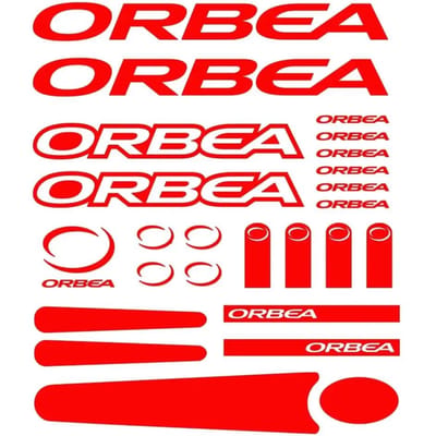 Ensemble d'autocollants pour vélo Orbea, autocollants de protection de cadre, autocollants auto-adhésifs pour voiture Longest side48cm