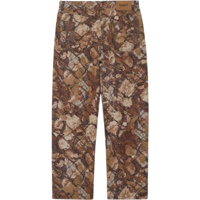 Obey Classic baggy denim broek jeans met realtree patroon brede been - hek camo multi