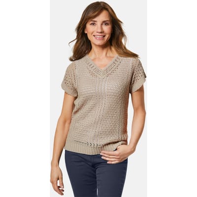 Trui - beige - Gr. 46 van Goldner Fashion