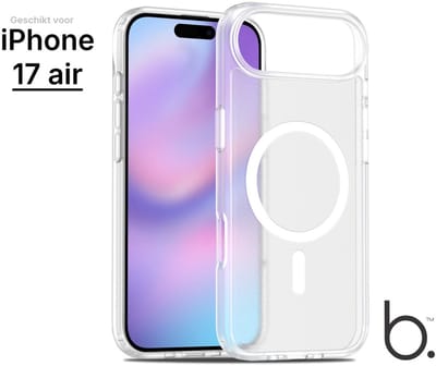 Brosendaal Hoesje - Geschikt voor Apple iPhone 17 Air – Transparant – MagSafe-compatibel Telefoonhoesje – Ultradun en maximale Valbescherming