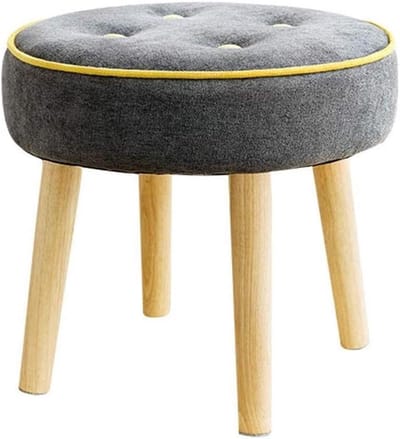Voetenbank Kruk - Ottomaanse Poef - Woonkamer Decoratie - Opbergruimte Binnenin - 50x50x45 cm - Bruin