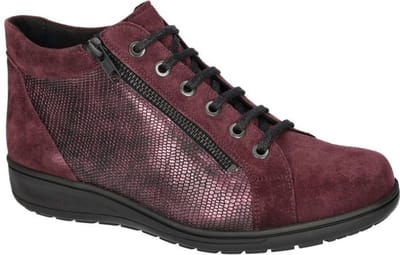 Solidus -Dames - bordeaux - bottines - maat 37.5