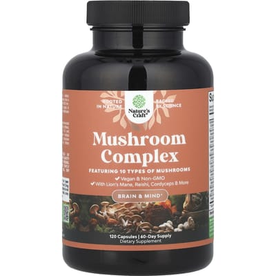 Nature's Craft, Paddenstoelencomplex, 120 Capsules