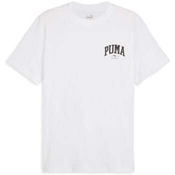 Puma Squad Small Graphic T-shirt Met Korte Mouwen Wit S Man