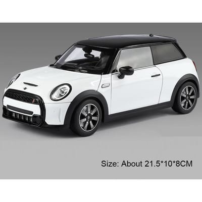 Schaal 1:18 Mini Cooper S 530Li Auto Model Speelgoed Deuren Geopend Sportauto's Metalen Carrosserie Rubberen Banden Modellen Huisdecoratie Decoratie