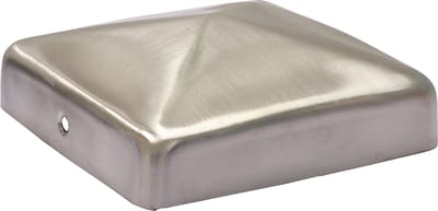 Wovar Paalkap RVS voor 9 x 9 cm Palen | Per Stuk | Paalafdekkap