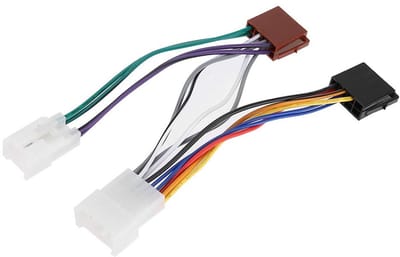 Allecto - Radio Kabelboom - Auto Audio Kabel - Eenvoudige installatie - Universele ISO Adapter - Verbindingslijn - Geschikt voor Auto's - 10 x 10 x...