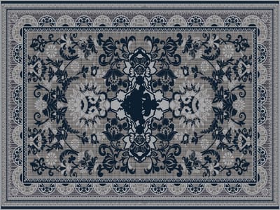 Vinyl | Vloerkleed vinyl | Persia Black | 170x240 cm