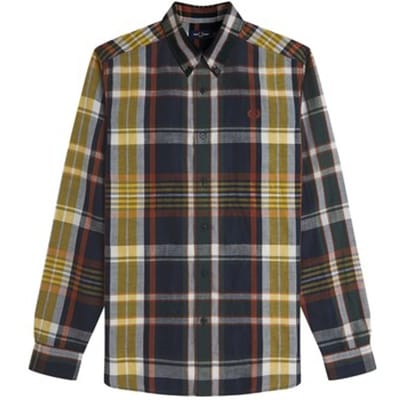 Fredperry Overhemd Fp Madras Check Shirt - Fashion Wear - Volwassen
