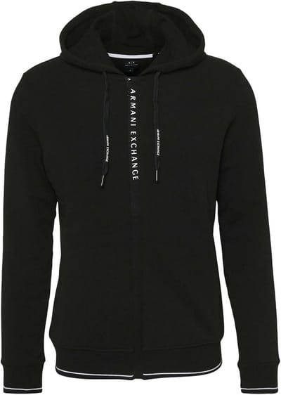 Heren Hoodie French Terry Comfortabel Zwart