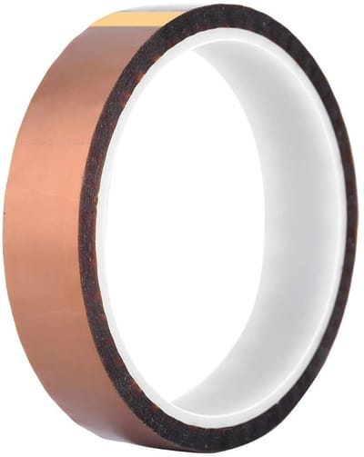 Dailygoods - Masking Tape - Hoge Temperatuur - 300 graden weerbestendig - 20mm - Hittebestendig - Ideaal voor elektrische toepassingen en meer