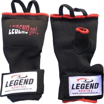 Legend Sports Binnenhandschoenen Gel Easy Unisex Zwart Maat Xxs