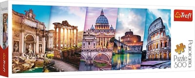 Panorama Legpuzzel Italië 500 Stukjes van Topkwaliteit voor Volwassenen en Jongeren